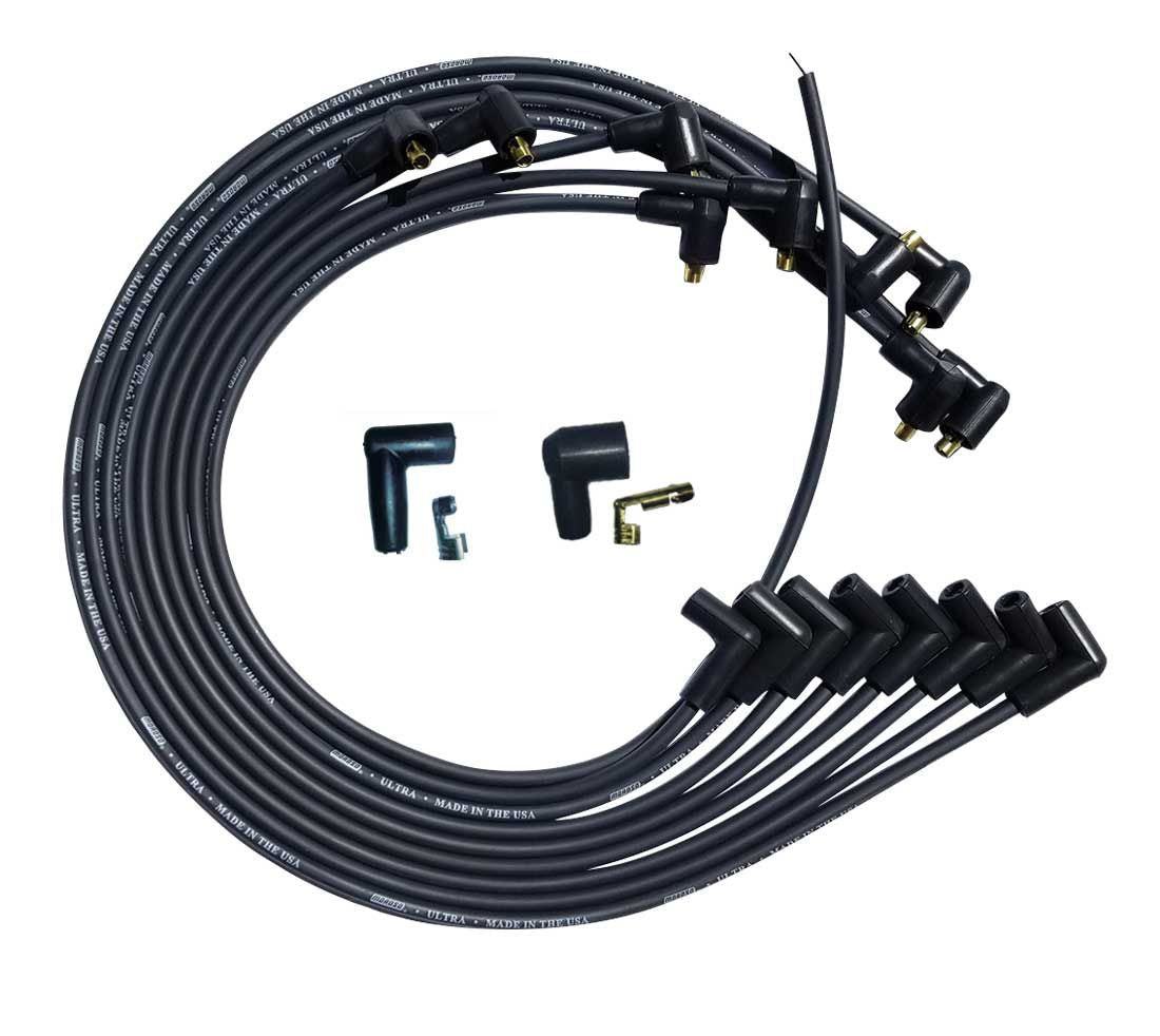 Moroso Ultra Plug Wire Set SBC Under V/C Black - 51029