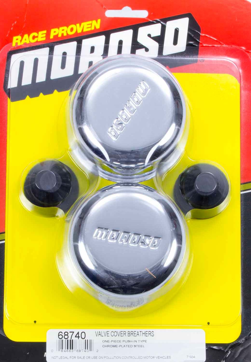 Moroso Chrome Push-In Breather - 68740