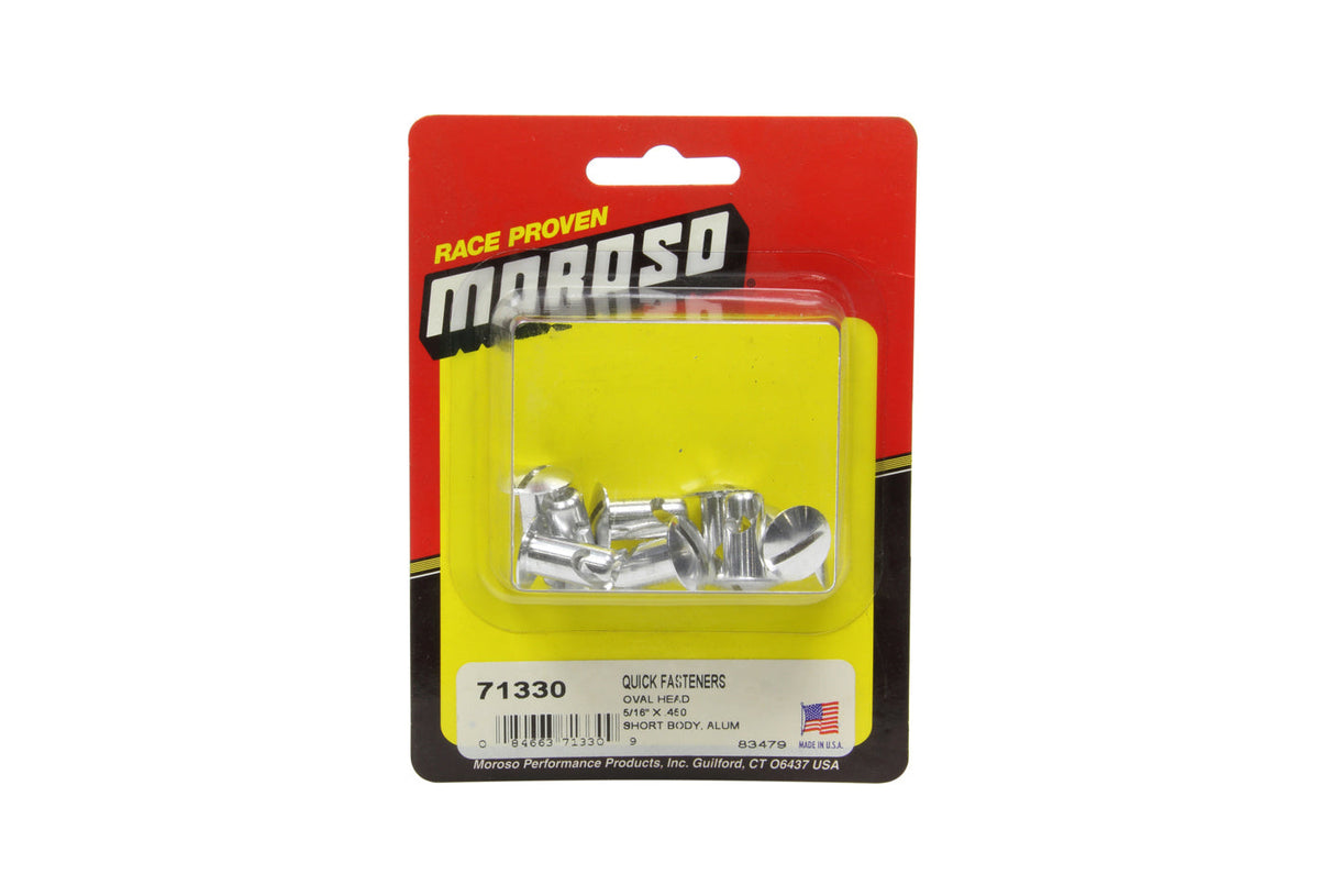 Moroso Oval Head Quick Fastener 5/16 x .450 - 71330