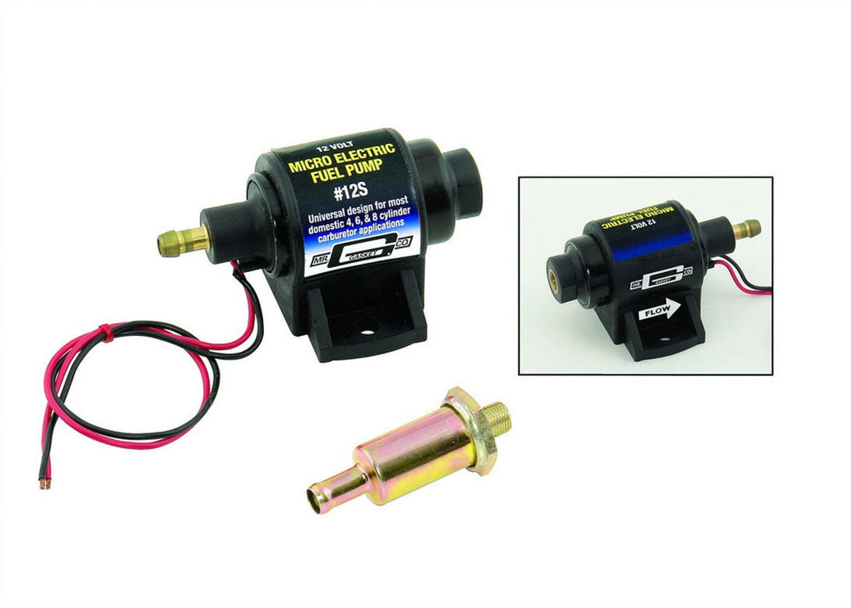 Mr. Gasket Universal Electric Fuel Pump 4-7psi 35gph - 12S