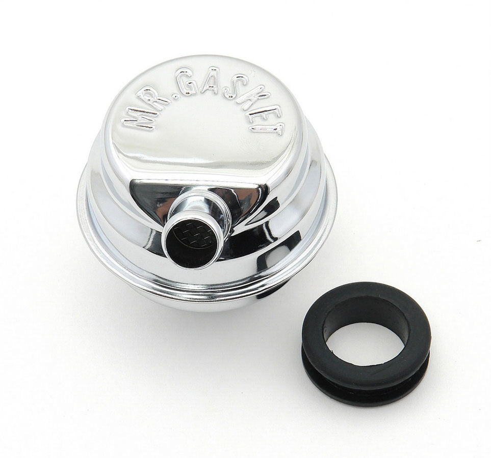 Mr. Gasket Chrome Breather W/Tube - 2059