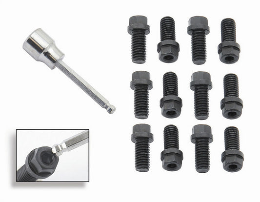 Mr. Gasket 3/8-16 x 3/4 Header Bolt Set (12) Combo Hex & Soc - 3420G