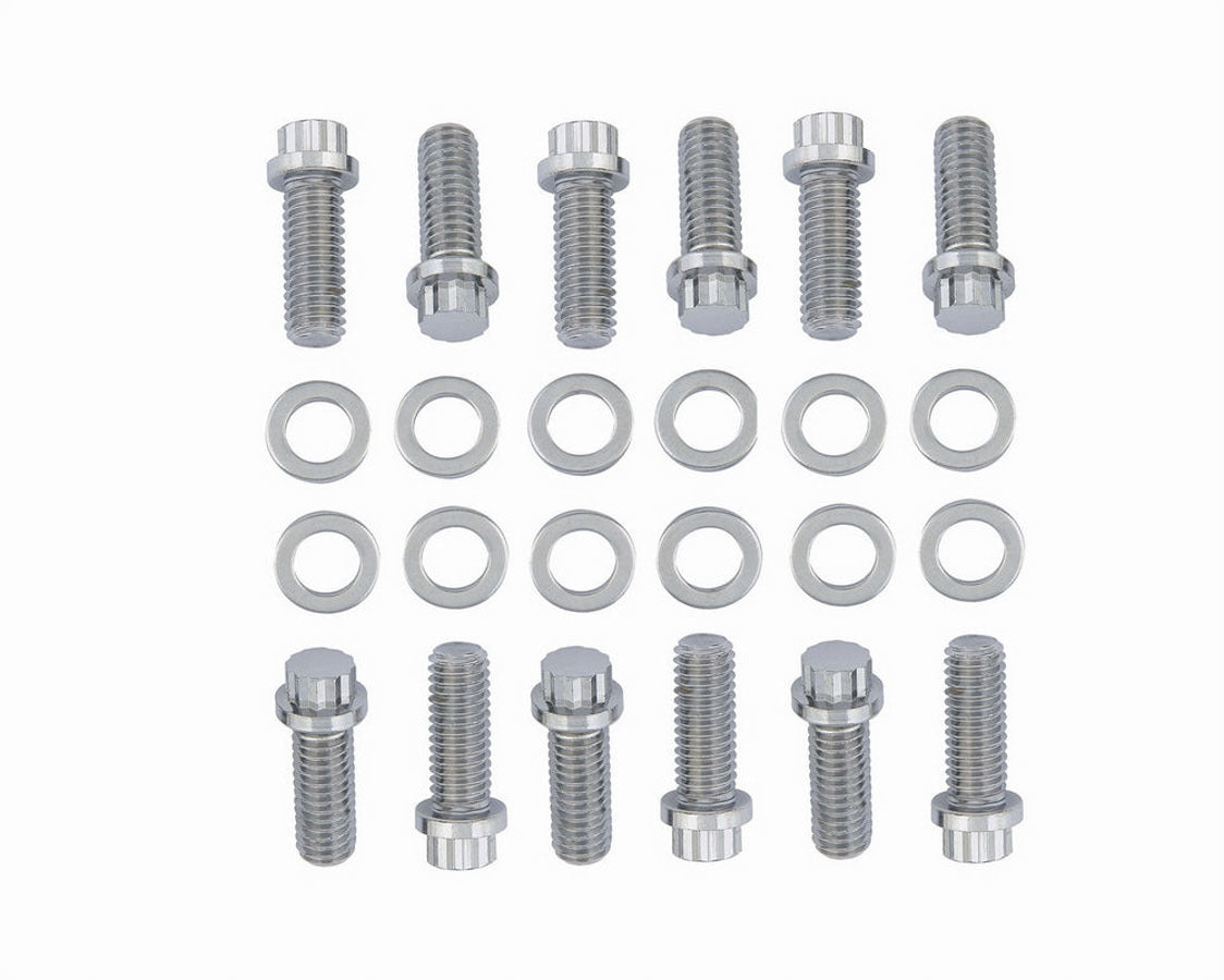 Mr. Gasket Chrome Intake Bolt Small Block Ch 12-Point - 5003