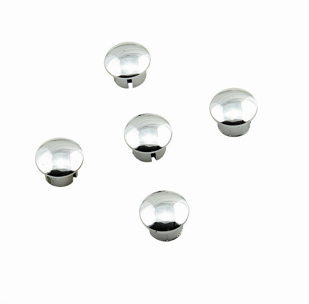 Mr. Gasket Chrome Wheel Plugs (5) lug plugs - 5104