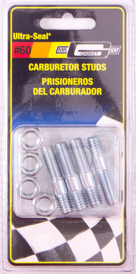 Mr. Gasket Carburetor Studs 1-1/2in - 60