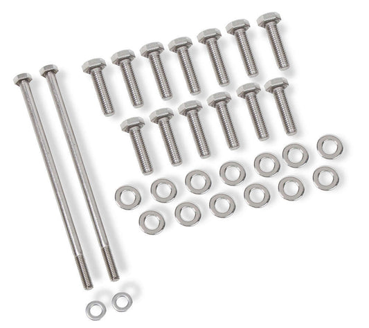 Mr. Gasket Oil Pan Bolt Set - GM LS Engines S/S - 60850G