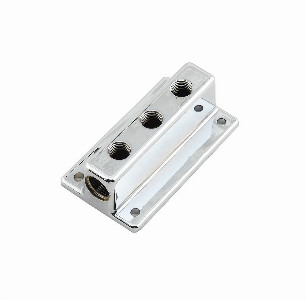 Mr. Gasket 3-Hole Fuel Log Block - 6151MRG