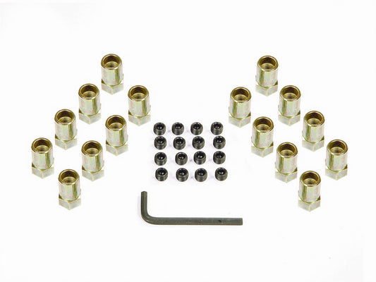 Mr. Gasket Rocker Arm Nuts 3/8 Gold - 920G