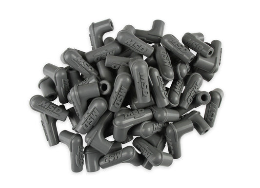 90-Deg Sprak Plug Boots 50pk - Gray - 34514