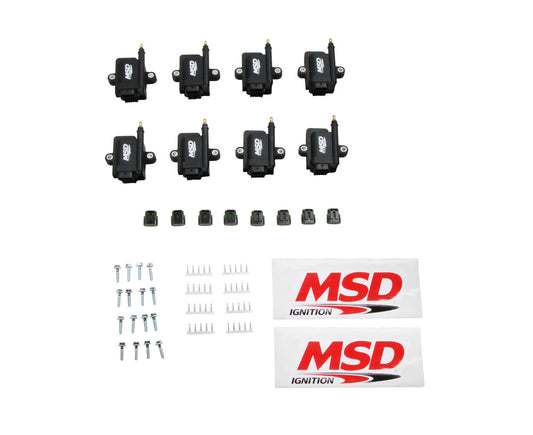 MSD Ignition Coil 8 Pack Black - 828938