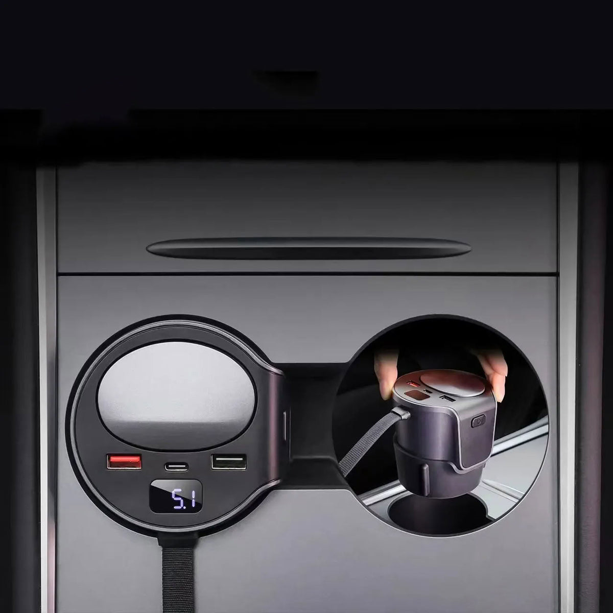 Teskay Model 3/Y（2022-2023） 65W Fast Charging HUB Docking Station