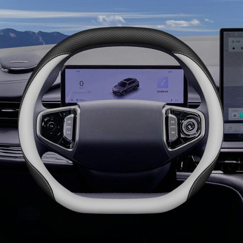 EVSTITAN Nappa Leather Steering Wheel Cover for Lynk & Co 08