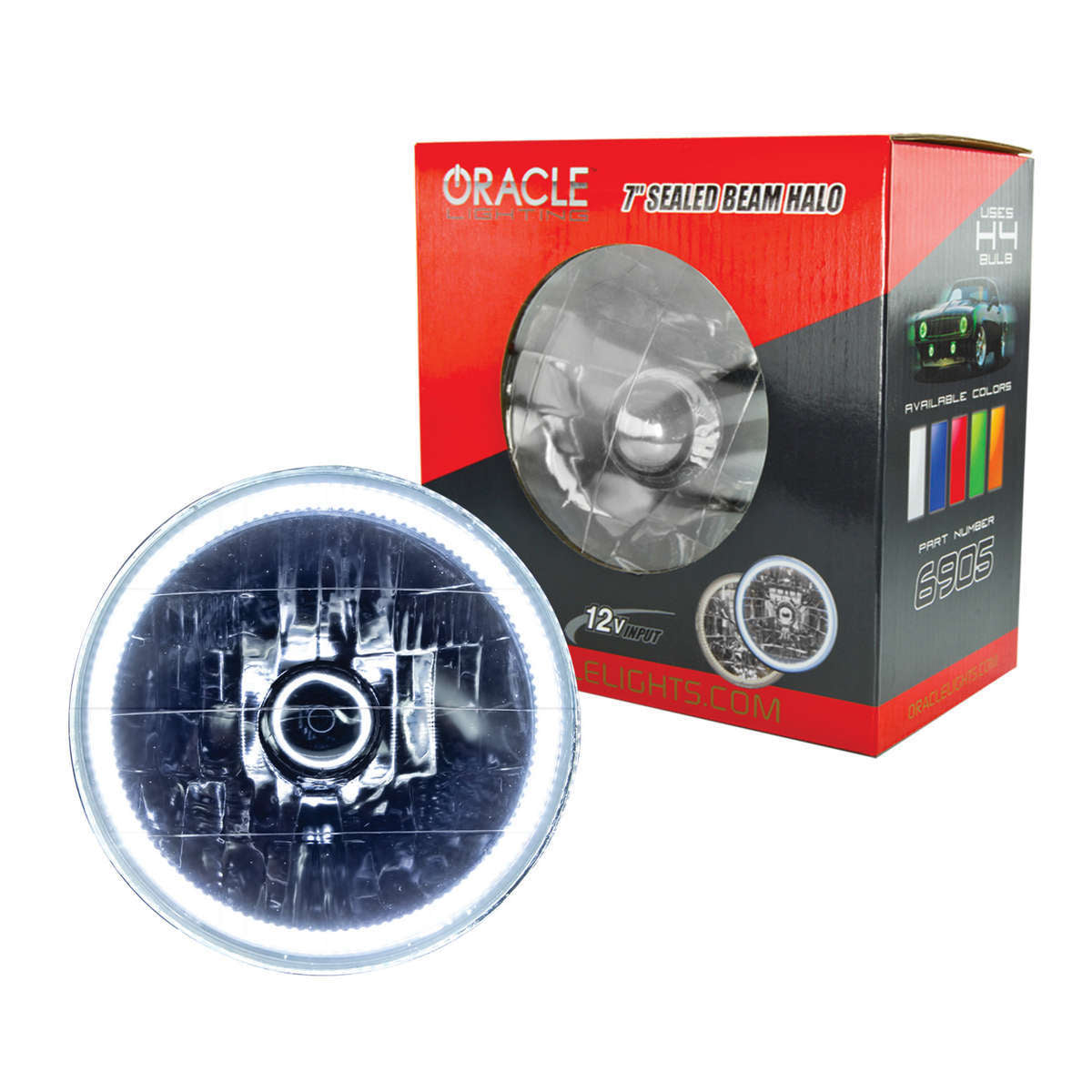 Oracle Lighting 7in Sealed Beam White - 6905001