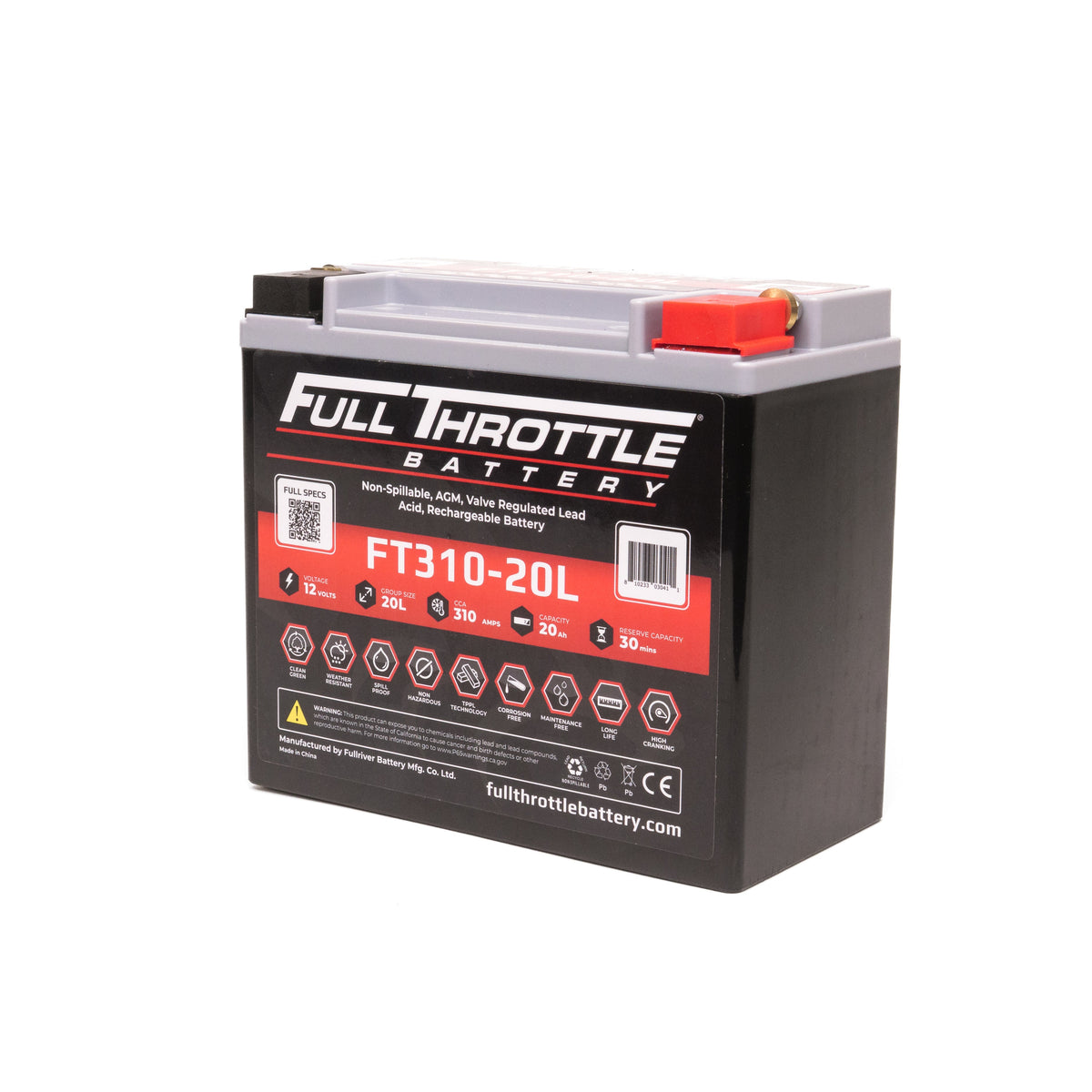 MeLe Design Full Throttle FT310-20L AGM Battery