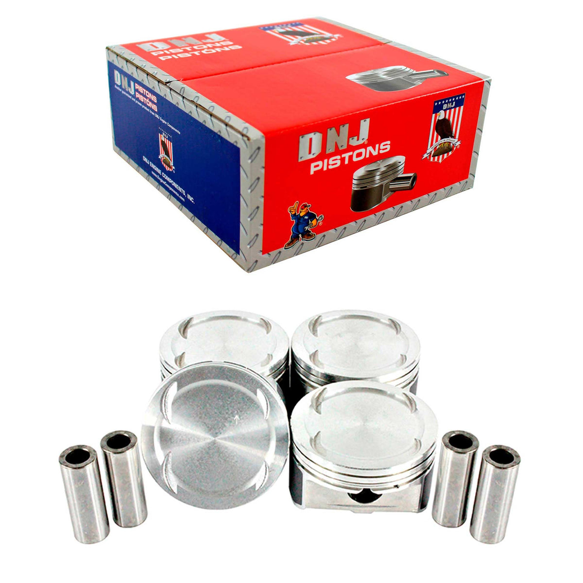 DNJ Piston Set 2009-2016 Hyundai, Kia 2.4L (Oversizes Available)