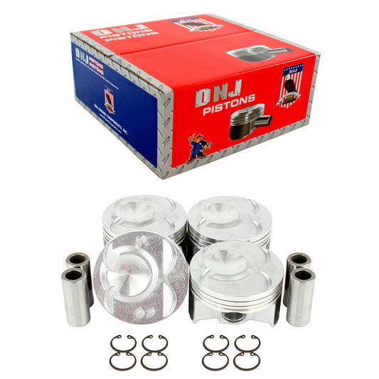 DNJ Piston Set 2002-2006 Acura, Honda 2.0L (Oversizes Available)