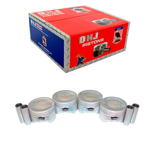 DNJ Piston Set 2001-2005 Honda 1.7L (Oversizes Available)