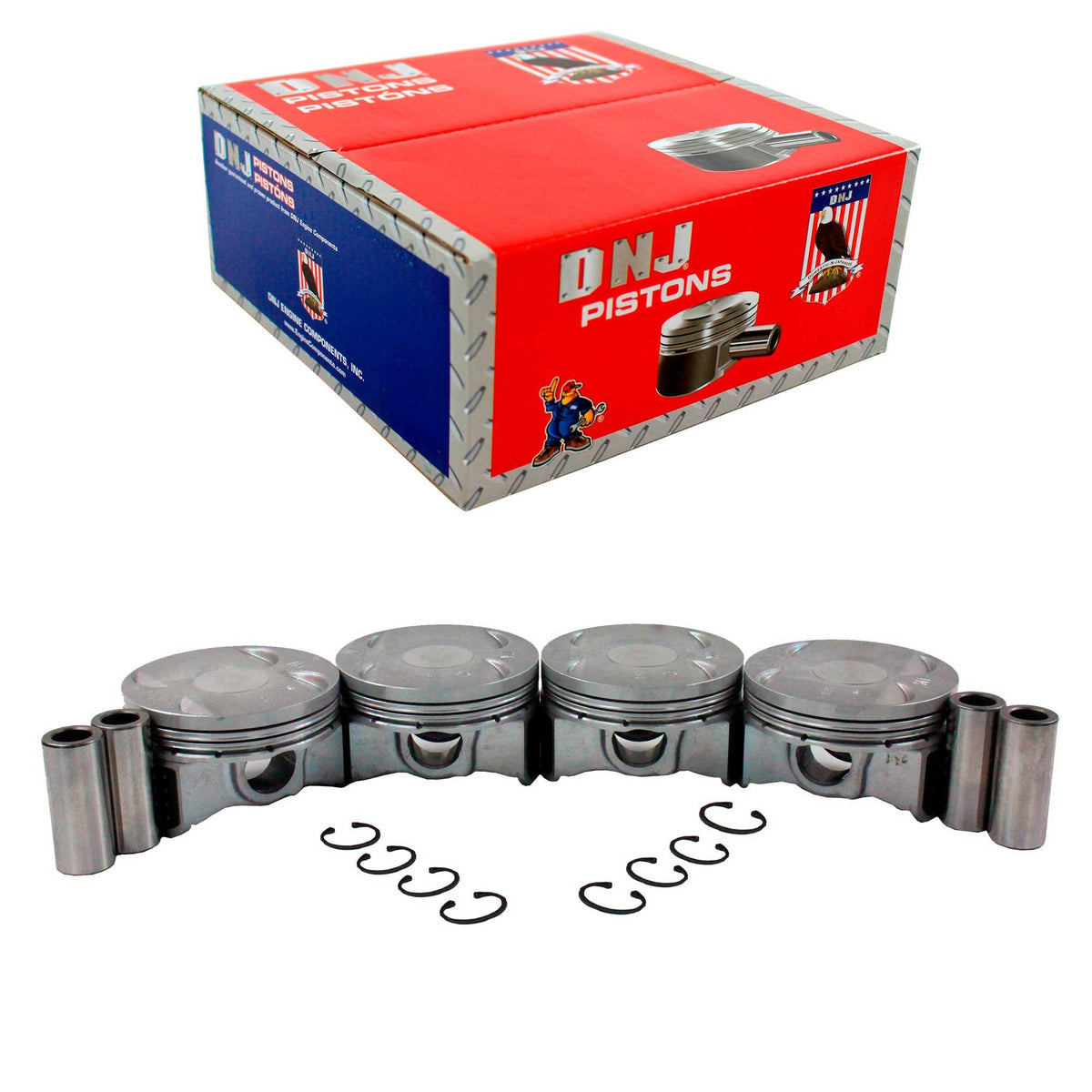 DNJ Piston Set 2012-2015 Honda 2.4L (Oversizes Available)