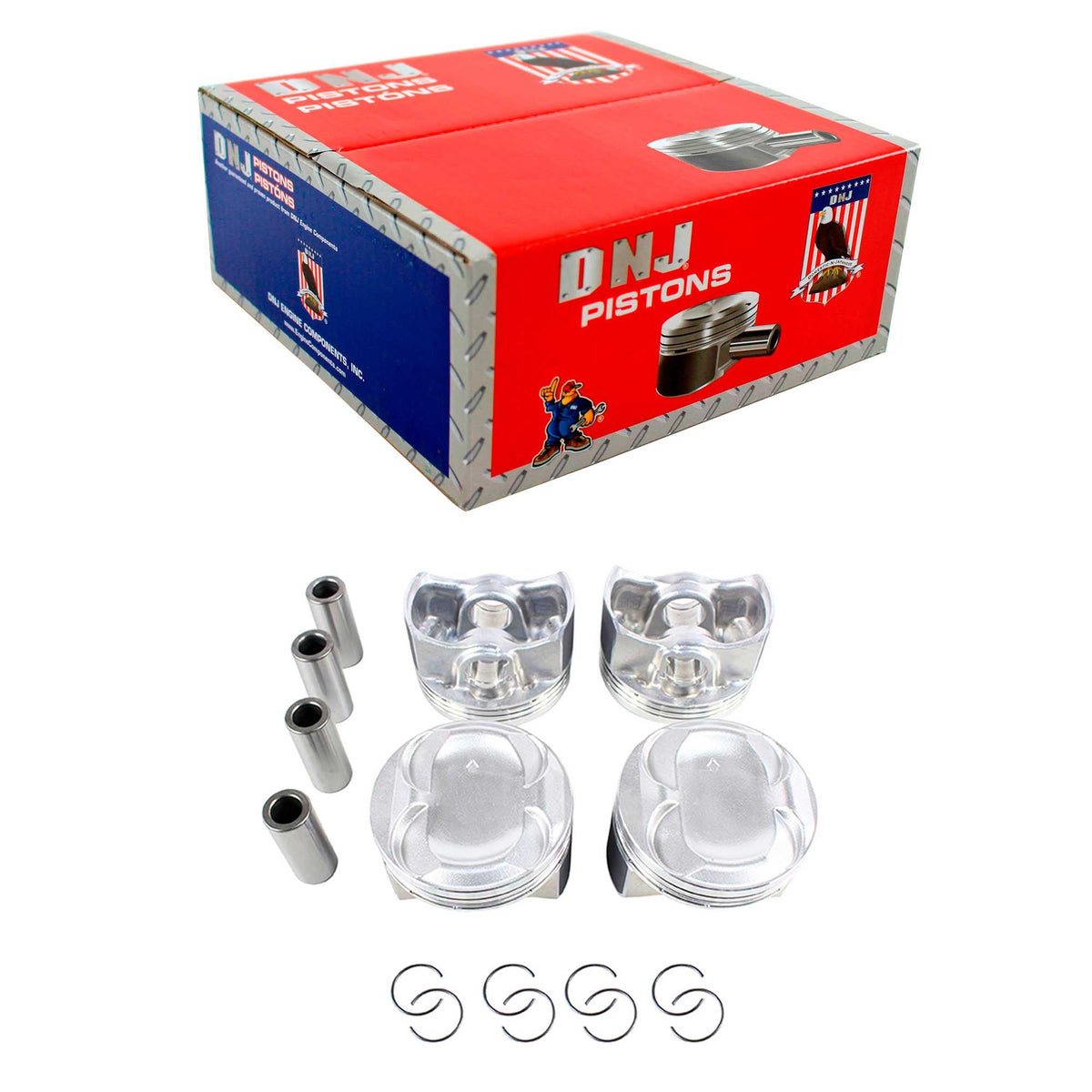DNJ Piston Set 2011-2012 Honda 2.4L (Oversizes Available)