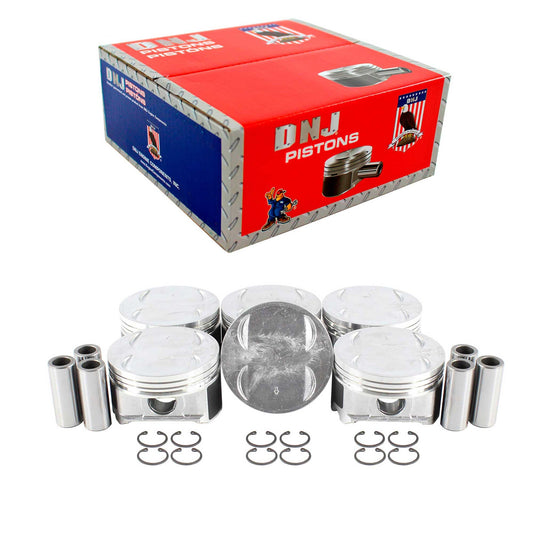 DNJ Piston Set 2001-2010 Acura, Honda, Saturn 3.5L (Oversizes Available)