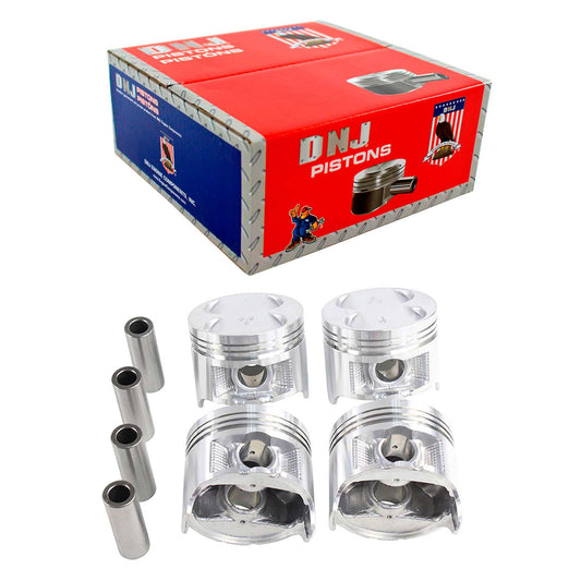 DNJ Piston Set 1988-1995 Honda 1.5L (Oversizes Available)