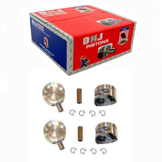 DNJ Piston Set 1987-1995 Buick, Chevrolet, Oldsmobile, Pontiac 2.3L (Oversizes Available)