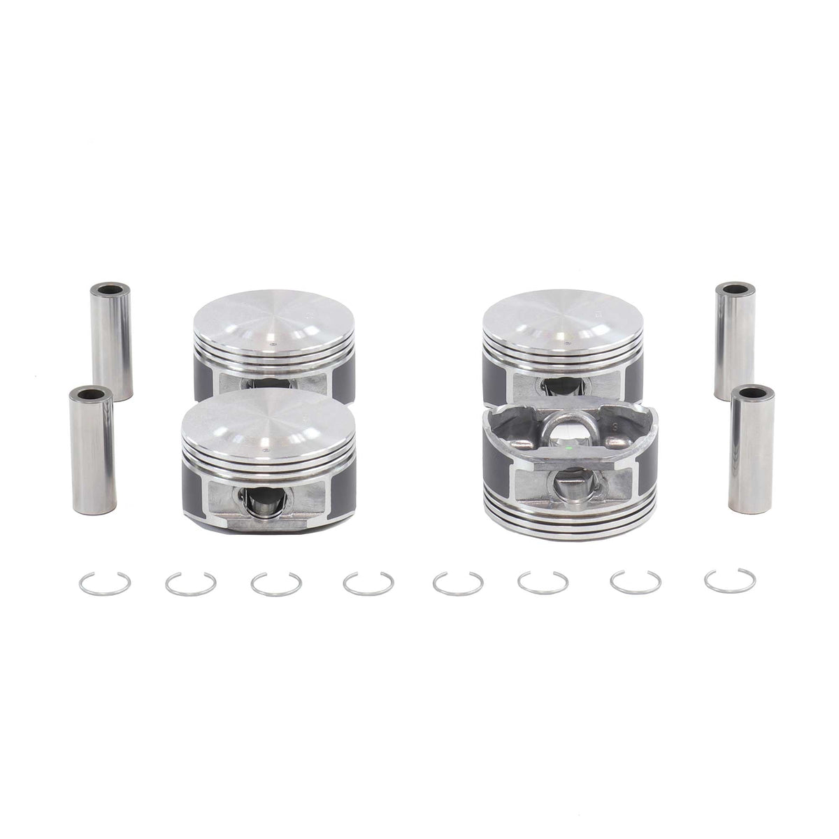 DNJ Piston Set 2004-2006 Chevrolet, GMC, Isuzu 2.8L (Oversizes Available)