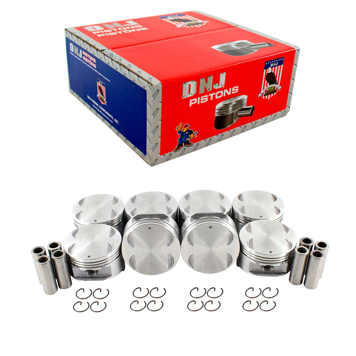 DNJ Piston Set 1993-1999 Cadillac 4.6L (Oversizes Available)