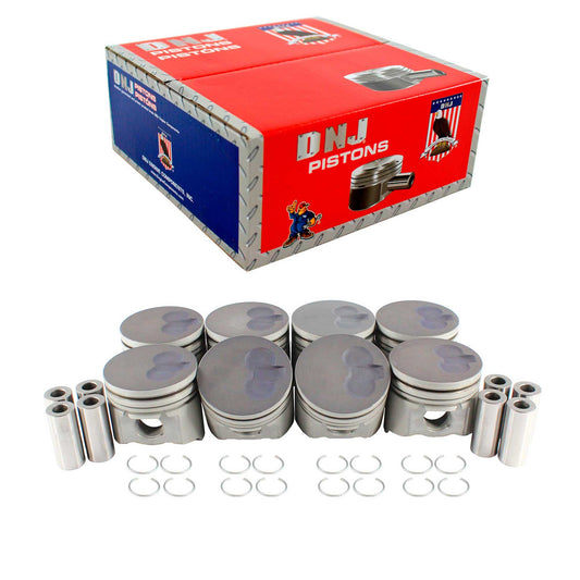 DNJ Piston Set 1992-2004 AM General, Chevrolet, GMC, Hummer 6.5L (Oversizes Available)