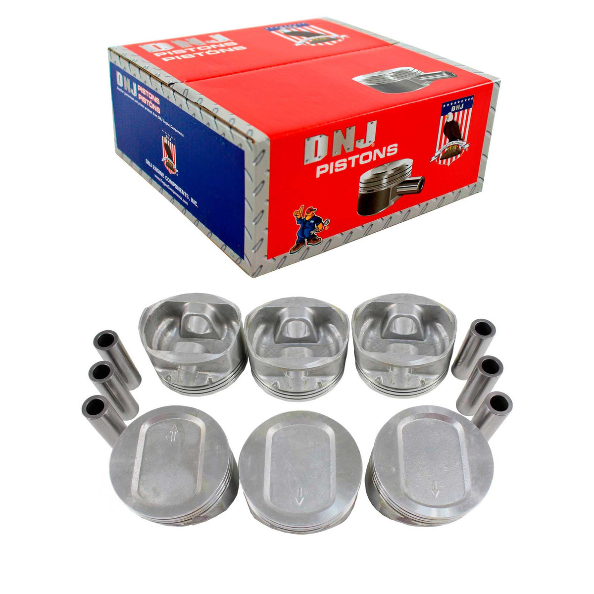 DNJ Piston Set 1997-2008 Ford, Mercury 4.2L (Oversizes Available)