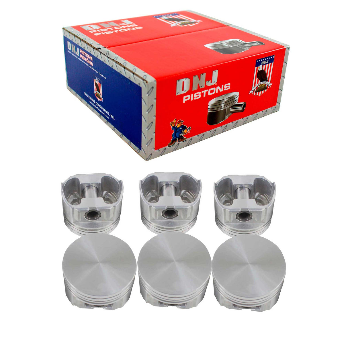 DNJ Piston Set 1991-2002 Ford, Mazda, Mercury 3.0L (Oversizes Available)