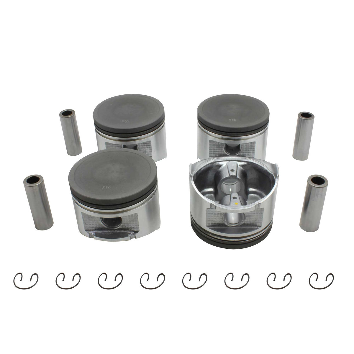 DNJ Piston Set 1989-1992 Nissan 2.4L (Oversizes Available)