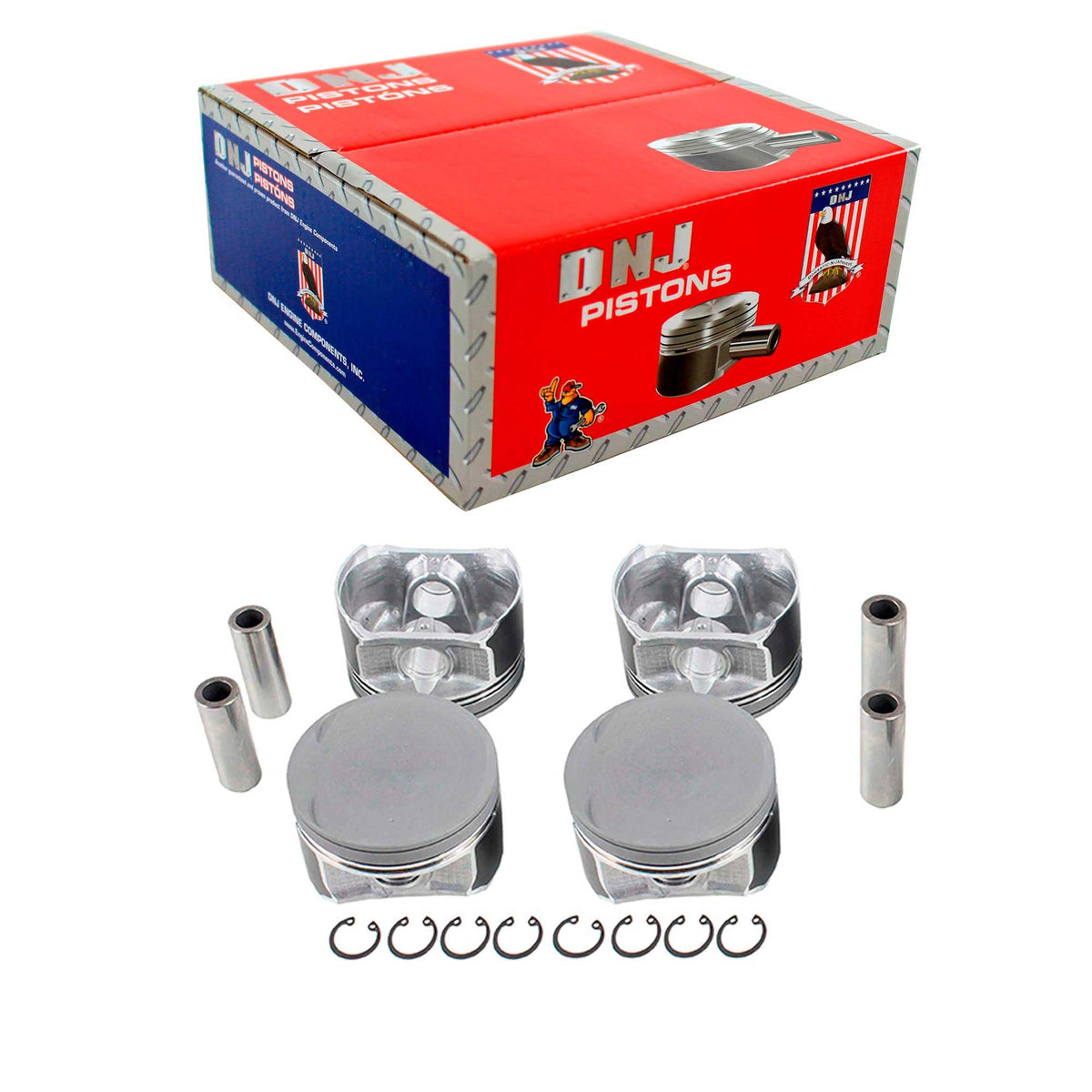 DNJ Piston Set 2002-2006 Nissan 2.5L (Oversizes Available)