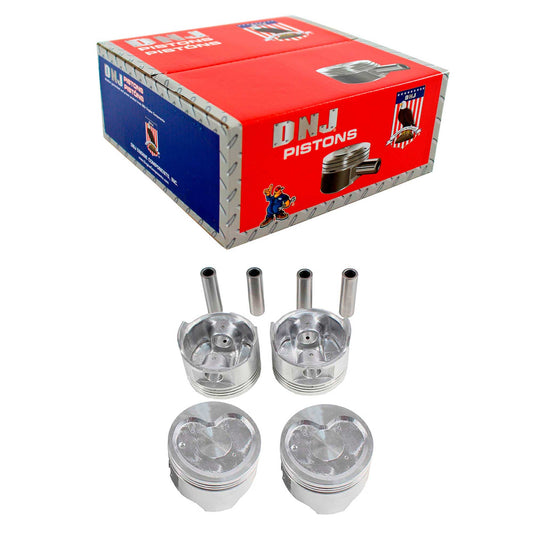 DNJ Piston Set 1983-1988 Chevrolet, Toyota 1.6L (Oversizes Available)