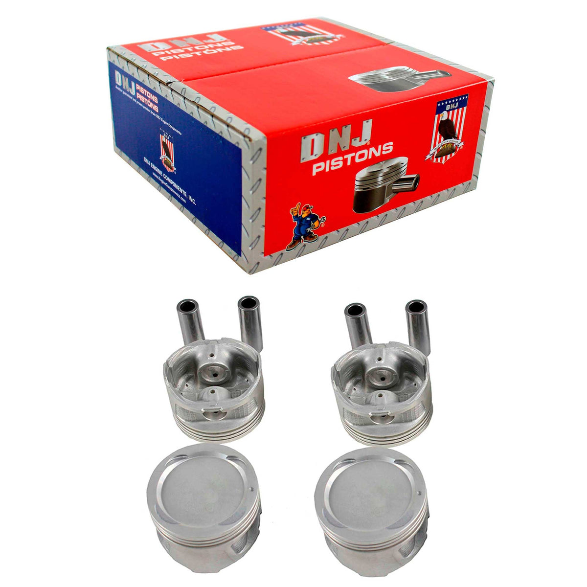 DNJ Piston Set 1993-1997 Geo, Toyota 1.8L (Oversizes Available)