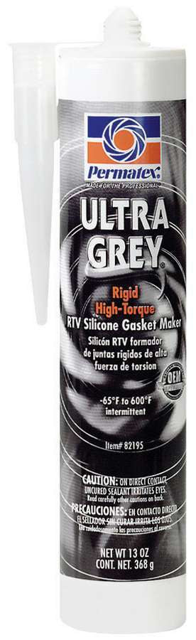 Permatex Ultra Grey Silicone 13oz Cartridge - 82195