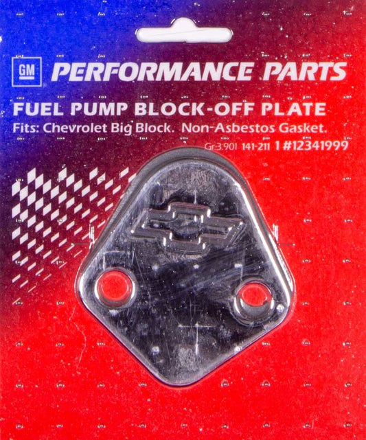 Proform BBC Bowtie Fuel Pump Block Off Plate - 141211