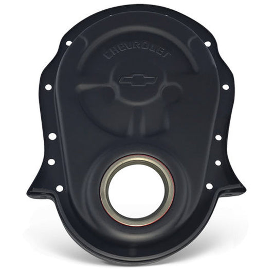 Proform BBC Timing Chain Cover Black Crinkle - 141219