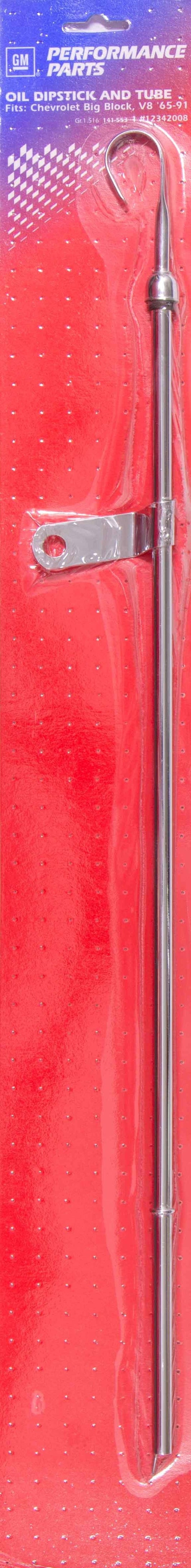 Proform 65-91 BBC Chrome Bowtie Oil Dipstick - 141553