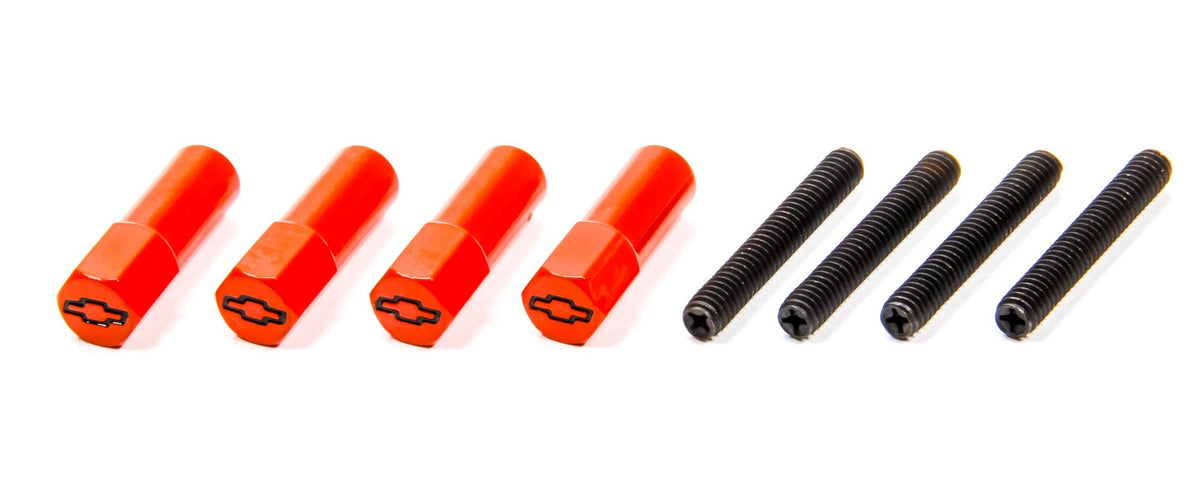 Proform Valve Cover Nuts Chevy Orange (4) - 141601