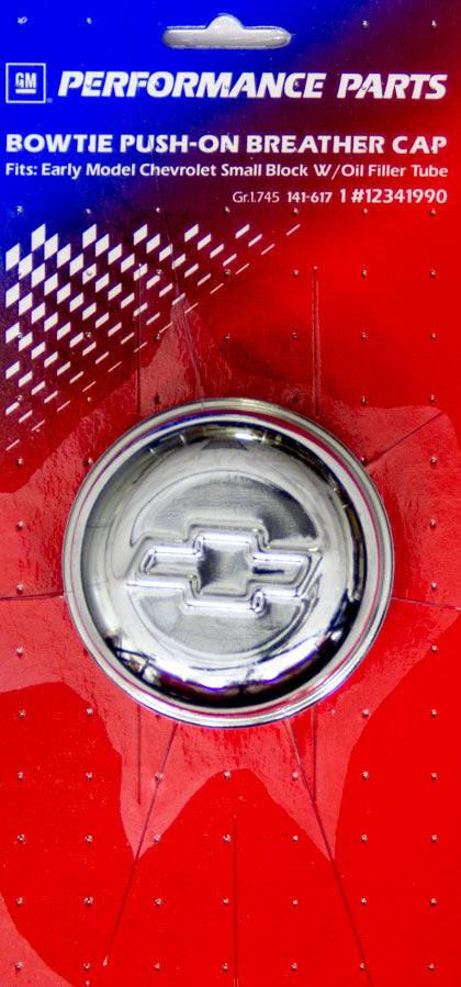 Proform Chrome Push On V/C Breather - 141617