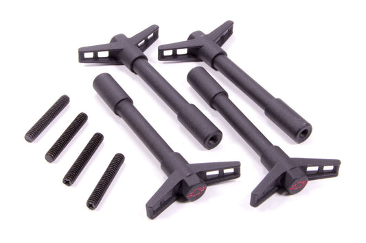 Proform Black Crinkle V/C Wing Nuts 4pcs - 141756