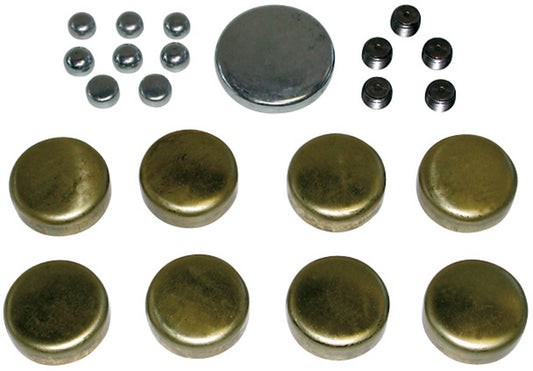 Proform Brass Freeze Plug Kit Chrysler 318/360 - 66557