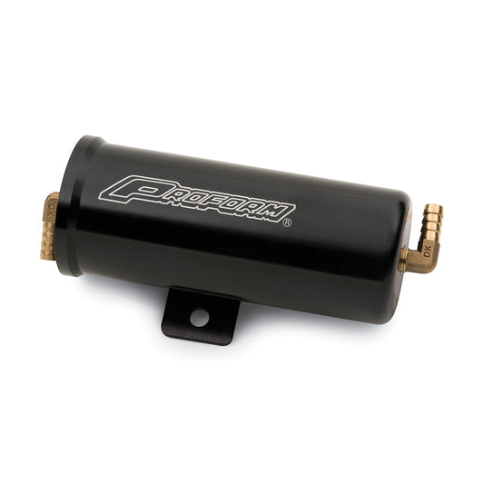 Proform Radiator Overflow Can Billet Black Finish - 69527