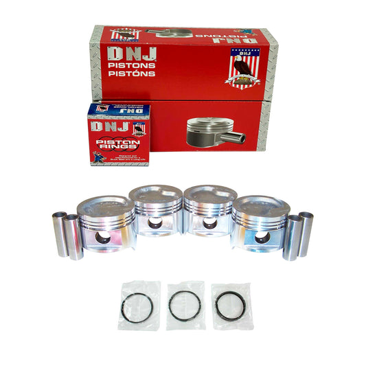 DNJ Piston and Ring Set 1984-1987 Honda 1.5L
