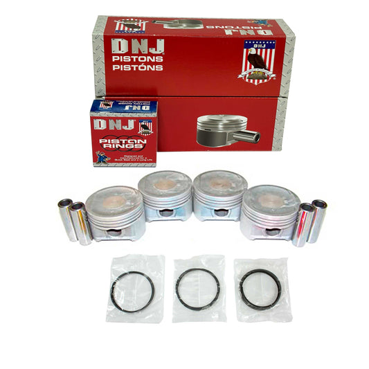 DNJ Piston and Ring Set 2001-2005 Honda 1.7L