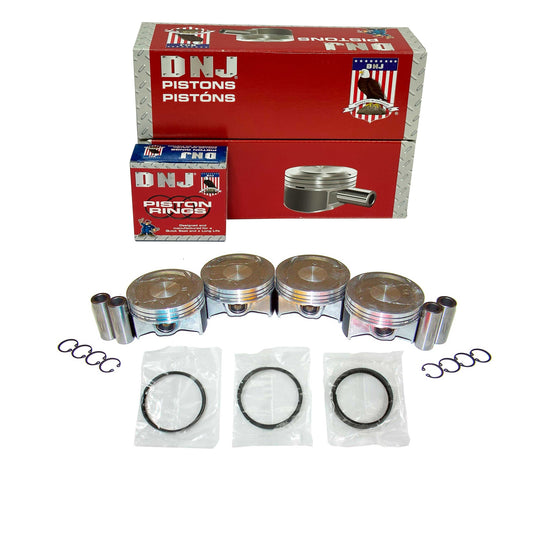 DNJ Piston and Ring Set 2002-2006 Honda 2.4L
