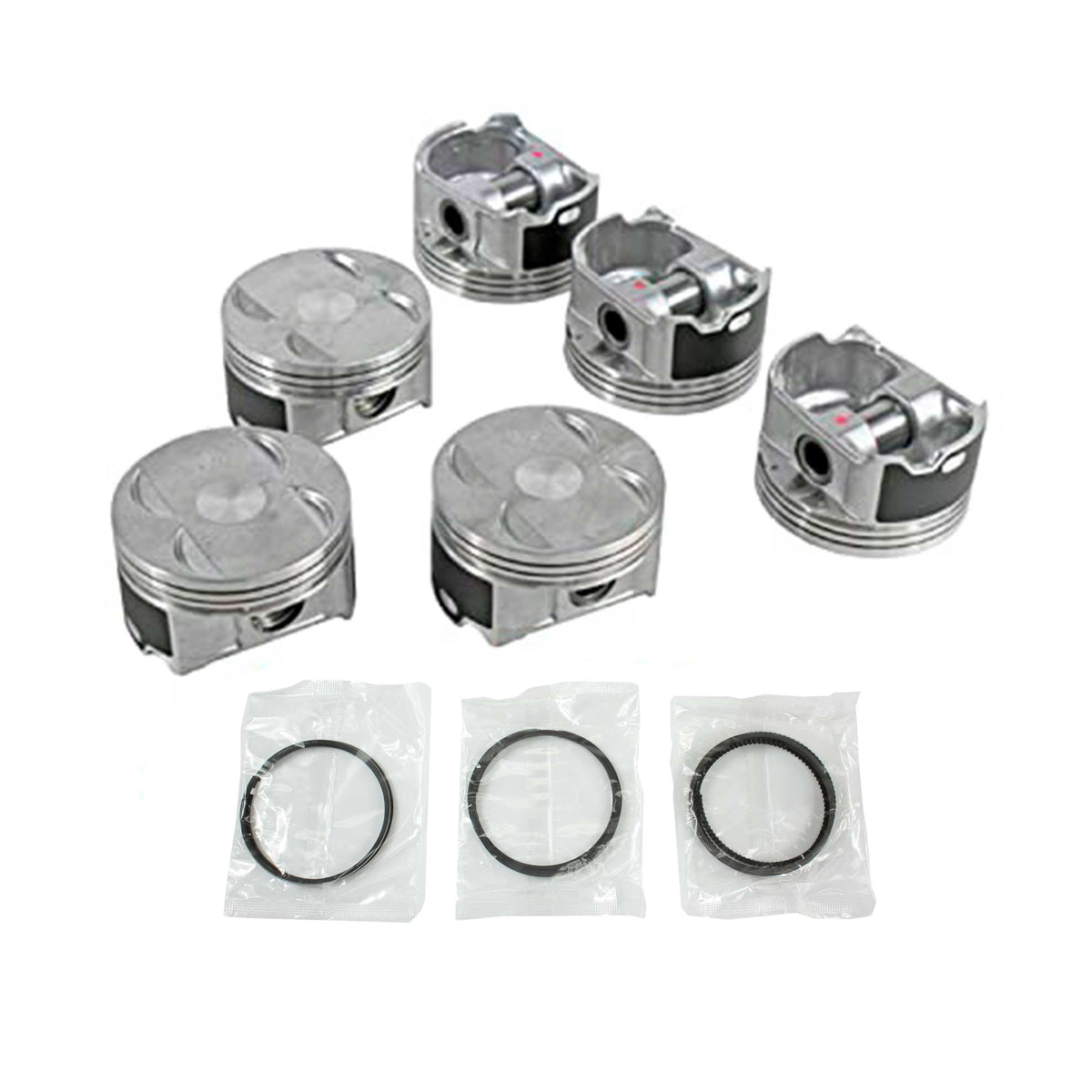 DNJ Piston and Ring Set 2008-2011 Honda 3.5L