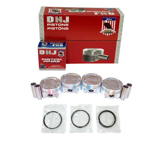 DNJ Piston and Ring Set 1996-2000 Honda 1.6L
