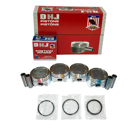 DNJ Piston and Ring Set 1996-2000 Honda 1.6L